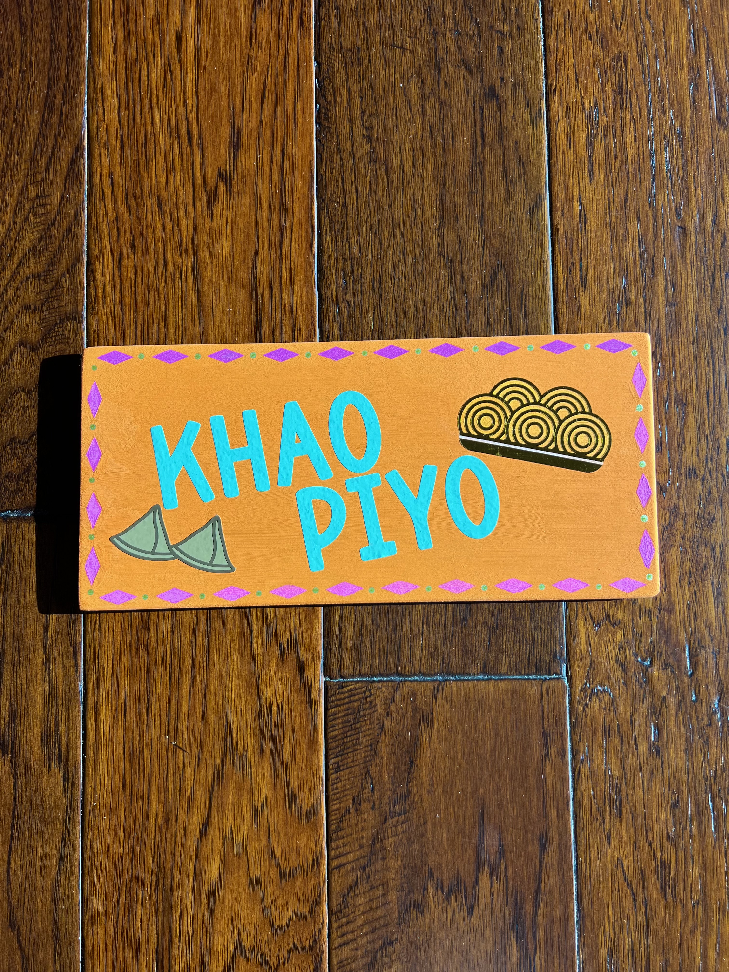 Khao Piyo Wood Panel - Ready-to-rent decorative wooden panel design. As seen on our instagram page!